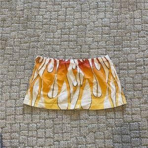 Emma and Sam Flame Crop Top